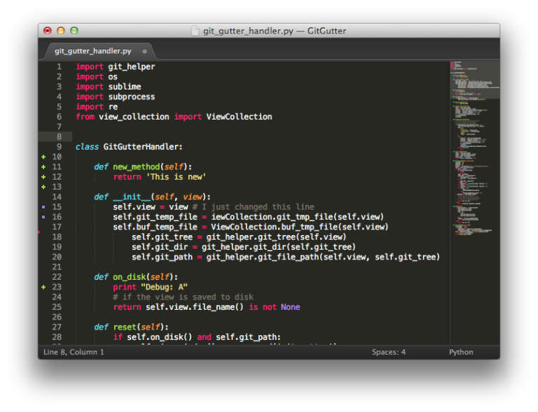 Gitgutter sublime text 3 как пользоваться